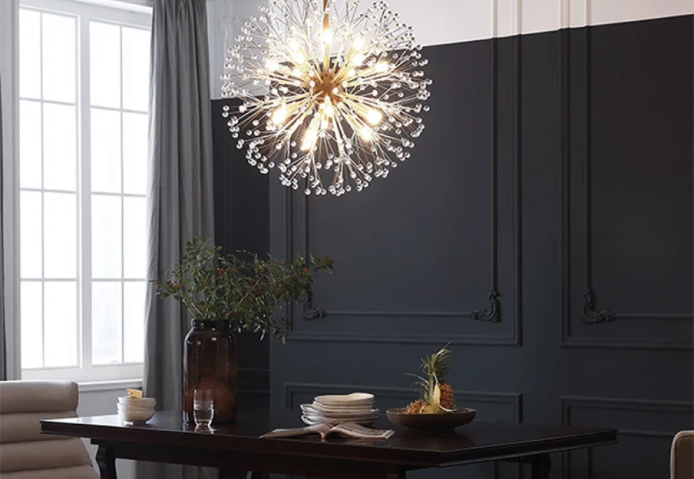 crystal sphere chandelier